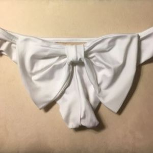 White Bow Cheekie Swimsuit | NWOT